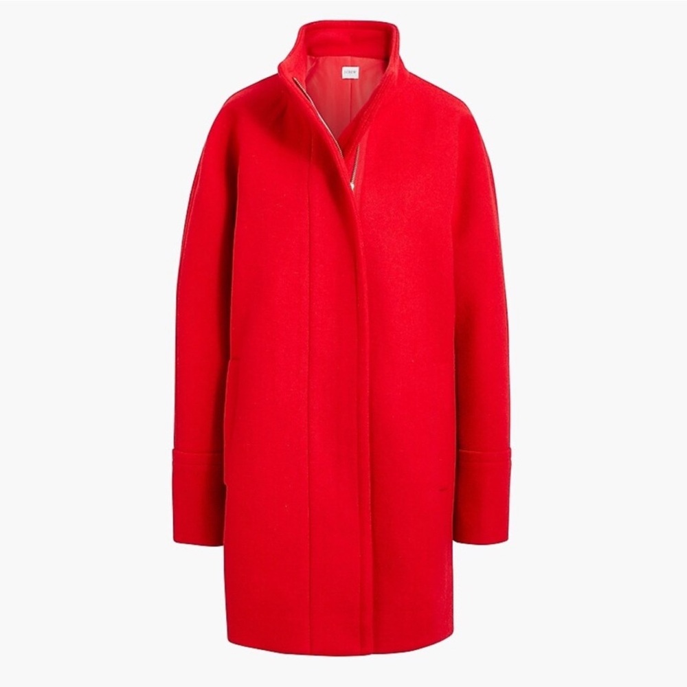 J. Crew Factory Wool-Blend City Coat